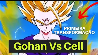 Gohan vs Cell luta final dublado em português completo dbz