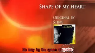 Sting - Shape of my heart - Karaoke