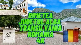 🏰  Rimetea, Centru, Judetul Alba. Romania. Rimetea 4K. Romania 4K.