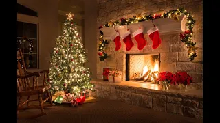 Top 200 Christmas Songs of All Time 🎅 10 Hours of Classic Christmas Music with CRACKLING FIREPLACE🎅🎄