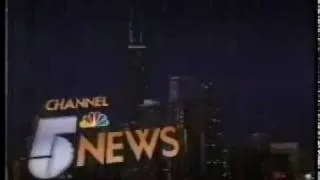 WMAQ Channel 5 10PM News Open (1987)