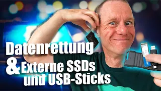 Schnelle USB-Sticks und externe SSDs ab 1 TByte im Test // Datenrettung | c’t uplink
