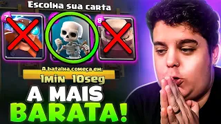 SÓ POSSO ESCOLHER A CARTA MAIS BARATA E SIMPLESMENTE HUMILHEI NO TORNEIO GLOBAL!