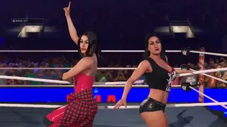 wwe2k23 The Bella’s Vs Tiffany Stratton & Carmella