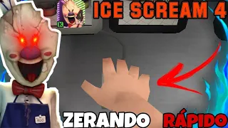 COMO ZERAR O JOGO BEM RÁPIDO COM ESSE BUG !!? - Ice Scream 4. ( MODO FANTASMA )