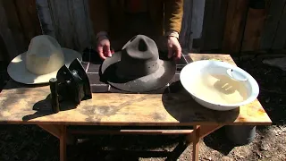 Making a Montana Peak Hat out of a Modern Cowboy Hat
