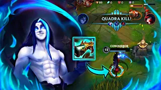 BLUE KAYN COUNTERS THE ADC META! (23 KILLS) BUILD & RUNES - Wildrift