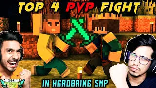 Top 4 PvP Fight in Herobrine Smp || PvP Fight