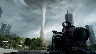 How a tornado is formed in Battlefield 2042