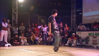 Popping UK B BOY 2007 (Salah  vs K- Moon )