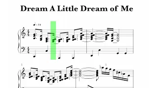 Doris Day - Dream A Little Dream of Me Sheet Music