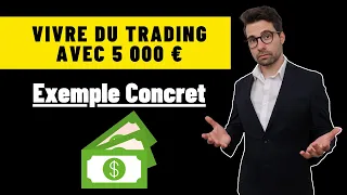 📊 VIVRE DU TRADING AVEC 5 000 € DE CAPITAL !?  [Exemple Concret]