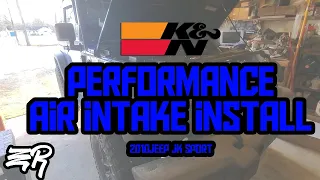 K&N Performance Air Intake Install- 2010 Jeep Wrangler Sport