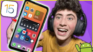 Ho trasformato un TELEFONO ANDROID in un IPHONE con IOS 15! *funziona*