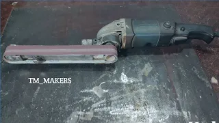 How to make a angle grinder belt sander || Angle grinder attachments ||