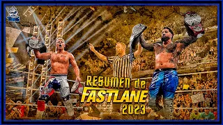 Resumen de WWE FASTLANE 2023: ¡¡CODY RHODES y JEY USO Nuevos Campeones en Parejas de WWE!!