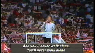 YOU'LL NEVER WALK ALONE-GERRY MARSDEN- EVERTON FC V LIVERPOOL FC-FA CUP FINAL 1989