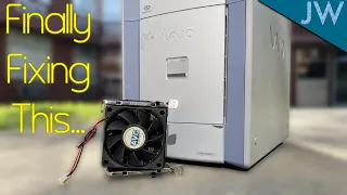 Sony VAIO PCV-RX755 CPU Heatsink Replacement