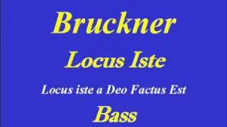 Bass-Locus Iste-Bruckner