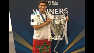 أشرف حكيمي أول لاعب مغربي يتوج بلقب دوري أبطال أوروبا