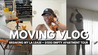 MOVING VLOG: Breaking my lease in LA + Empty apartment tour