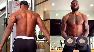 Lebron James Offseason Workout | Lakers Super Star