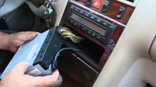 How to Remove Radio / Cassette from 1998 Mercedes E320 for Repair.