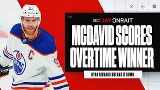 What does winning goal in double OT mean for McDavid?