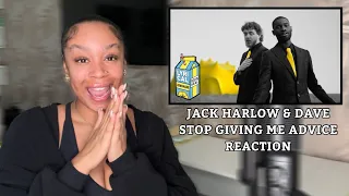 THEY BOTH SLIDDD 😩.. Jack Harlow & Dave - Stop Giving Me Advice Directed by Cole Bennett | REACTION