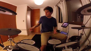 llueve sobre la ciudad - los bunkers (cover bateria)