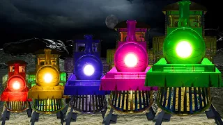 Train ALL Colors & All Paint Cans Locations in  Choo Choo Charles