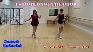 I Showed You The Door - Line Dance (Dance & Teach) | Ria Vos | Regina Cheung