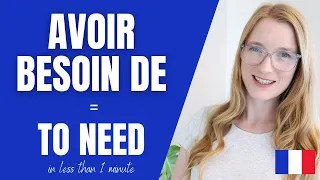 AVOIR BESOIN DE - Meaning and Examples #shorts