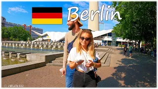 🇩🇪 Berlin Germany City Walk 4K Checkpoint Charlie to Alexanderplatz 🏙 Walking Tour ☀️ 🇩🇪 (Sunny Day)