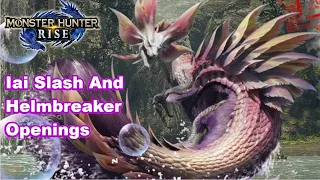 Mizutsune Longsword Guide Iai Slash and Helmbreaker Openings Monster Hunter Rise