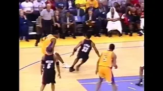 Kobe Bryant Staggers Scottie Pippen (2002 Playoffs)