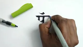 Devanagari Calligraphy | Marathi | Pilot Parallel Pen | पॅरलल पेन |