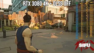 SIFU | FPS Performance on PC RTX 3080 Ultra Setting 4K + DLSS OFF