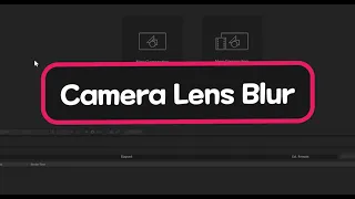 AE - Camera Lens Blur 카메라 렌즈 흐림 - 애프터이펙트