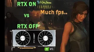 Shadow of the Tomb Raider - Side By Side Comparison RTX On or RTX Off 1440p - 4K UHD