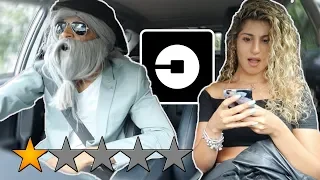 PICKED UP MY GIRLFRIEND UP IN AN UBER UNDER DISGUISE!!! *went terrible*