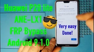 Huawei P20 lite FRP Bypass 9.1.0 (Google account)