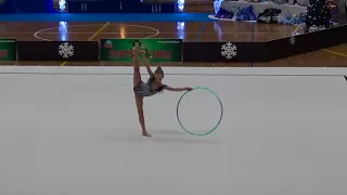 Jevgenija Golopjatova hoop 2007  Christmas Cup 2017, Tallinn