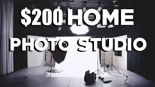 Portrait Studio - How to Set Up a Home Photography Studio for Under $200