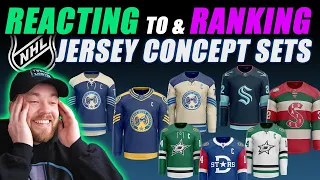 Reacting to & Ranking NHL Jersey Concept Sets!
