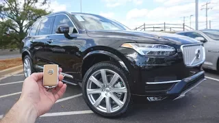 2018 Volvo XC90 Inscription T6: Start Up, Test Drive Walkaround and Review