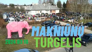 Makniūnų Bagažinių turgus 2024 03 10 Alytaus r.