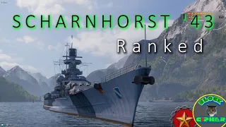 T7 BB Scharnhorst'43 in WoWS | Ranked