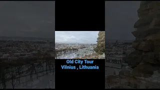 OLD CITY SHORT TOUR VILNIUS , LITHUANIA 🇧🇯 #shortsvideo #shorts #vilnius #europe #inspiration