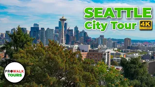 Seattle Walking Tour in Beautiful 4K UHD 60fps